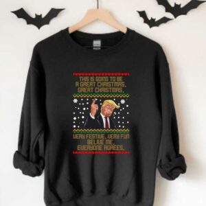 This Is Going To Be A Great Christmas Donald Trump Shirt, Ugly Christmas Sweater Donald Trump Sweater 3