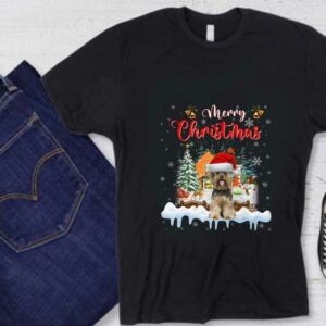 Yorkshire Terrier Dog Santa Claus Hat Happy Christmas Sweater, Merry Christmas Yorkshire Terrier Shirt