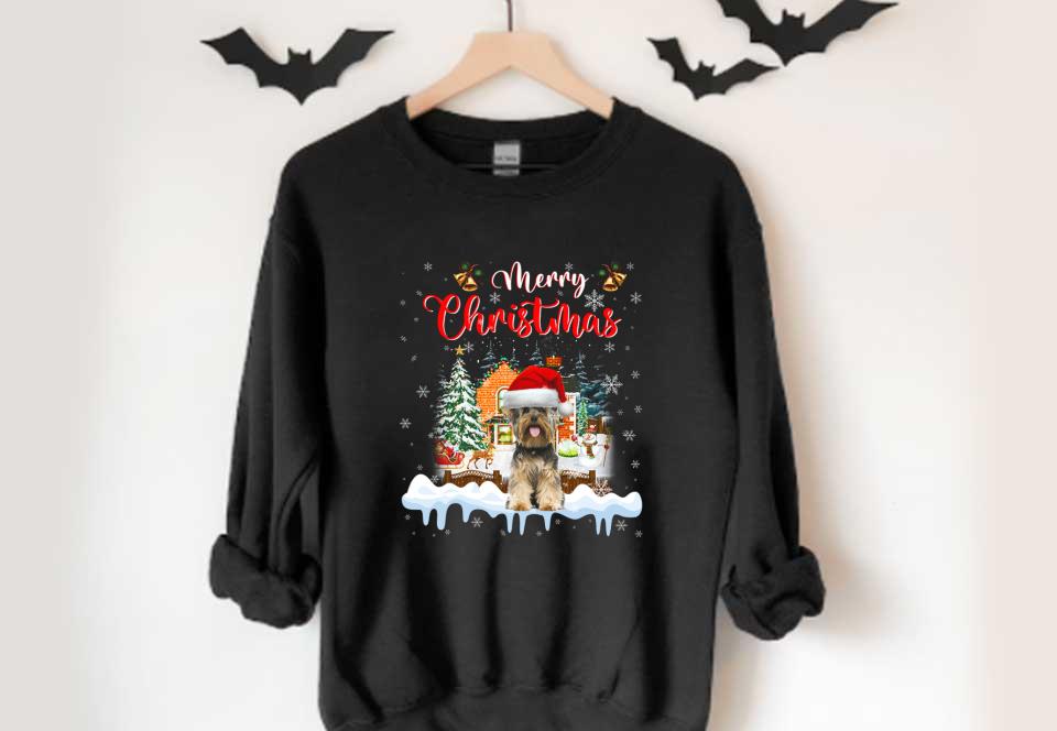 Yorkshire Terrier Dog Santa Claus Hat Happy Christmas Sweater, Merry Christmas Yorkshire Terrier Shirt Yorkshire Terrier Dog Santa Claus Hat Happy Christmas Sweater Merry Christmas Yorkshire Terrier Shirt 4 - Yorkshire Terrier Dog Santa Claus Hat Happy Christmas Sweater, Merry Christmas Yorkshire Terrier Shirt