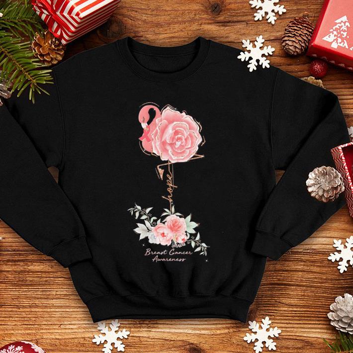 Flamingo Rose Hope Breast Cancer Awareness shirt 4 - Flamingo Rose Hope Breast Cancer Awareness shirt