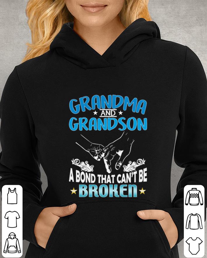 Grandma and grandson a bond that can t be broken shirt 4 - Grandma and grandson a bond that can't be broken shirt