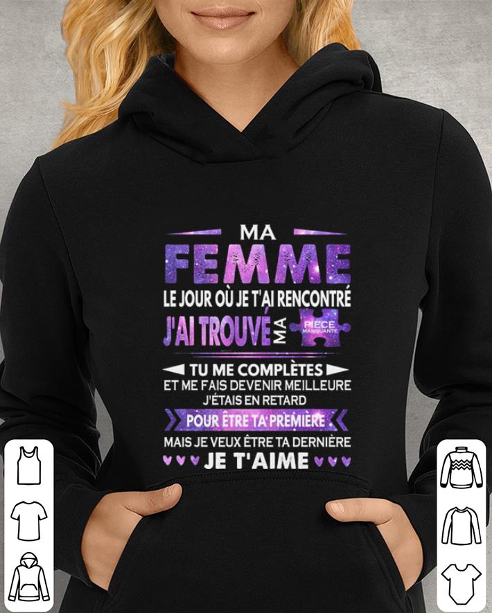Ma femme le jour rencontre piece shirt Ma femme le jour rencontre piece shirt 4 - Ma femme le jour rencontre piece shirt