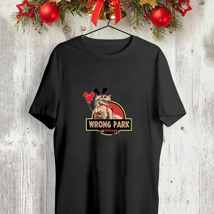 T Rex Wrong park Mickey mouse head balloons shirt 4 - T-Rex Wrong park Mickey mouse head balloons shirt