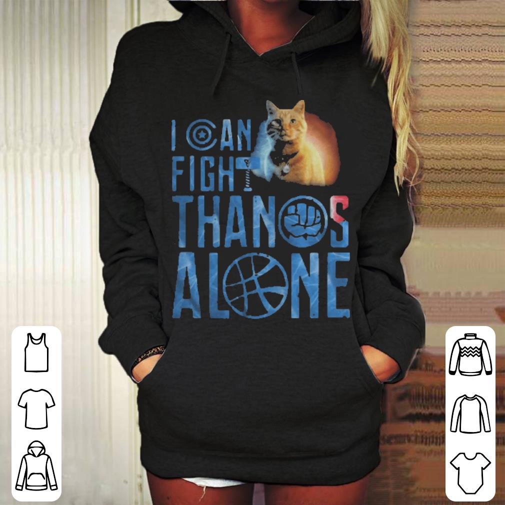 Cat Goose I can fight Thanos alone ladies shirt 4 - Cat Goose I can fight Thanos alone ladies shirt