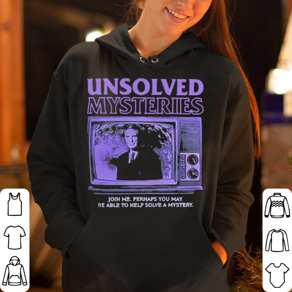 Robert Stack Unsolved mysteries john me perhaps you may be able shirt 4 - Robert Stack Unsolved mysteries john me perhaps you may be able shirt