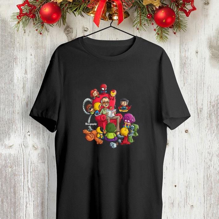 Stan Lee Marvel and Superhero Chibi Renography shirt Stan Lee Marvel and Superhero Chibi Renography shirt 4 - Stan Lee Marvel and Superhero Chibi Renography shirt