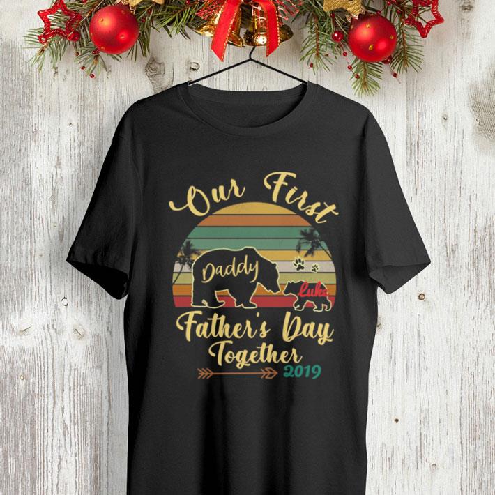 Bears our first daddy luke father s day togethers 2019 shirt 4 - Bears our first daddy luke father's day togethers 2019 shirt