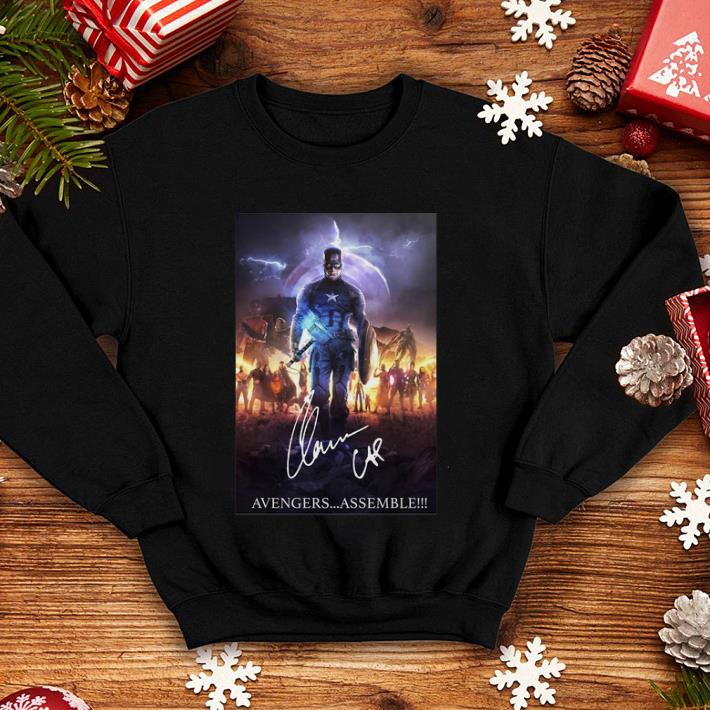 Chris Evans Captain America Avengers assemble signature shirt Chris Evans Captain America Avengers assemble signature shirt 4 - Chris Evans Captain America Avengers assemble signature shirt