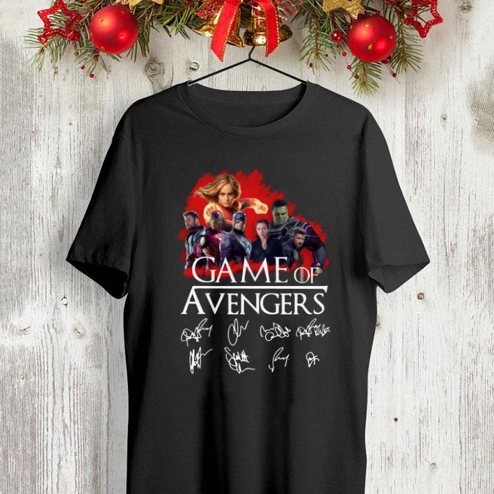 Game Of Avengers all Signature Game Of Thrones shirt 4 - Game Of Avengers all Signature Game Of Thrones shirt