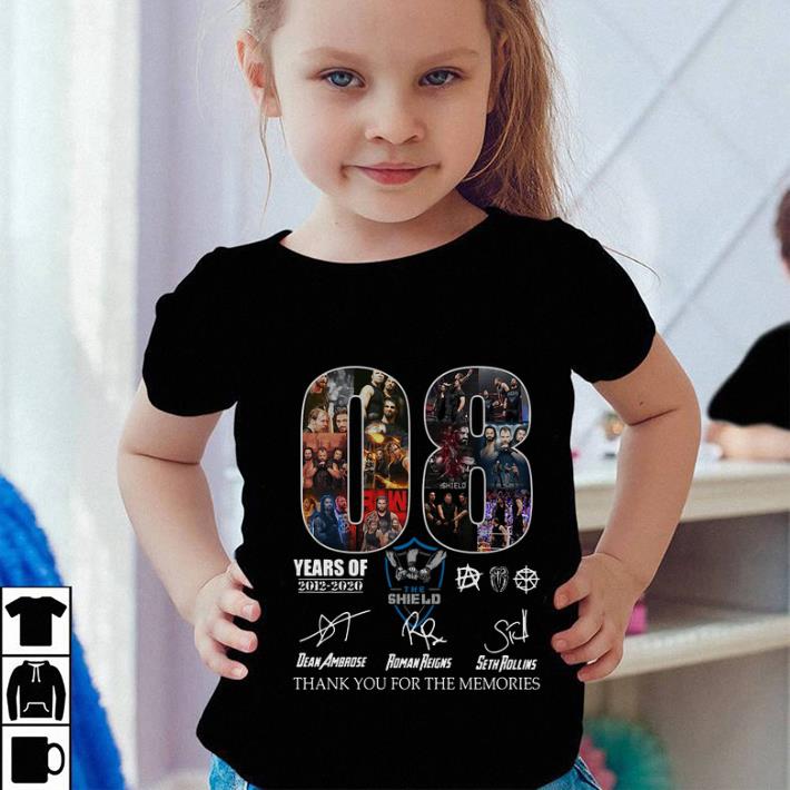 08 years of The Shield 2012-2020 signatures shirt 08 years of The Shield 2012 2020 signatures shirt 4 - 08 years of The Shield 2012-2020 signatures shirt