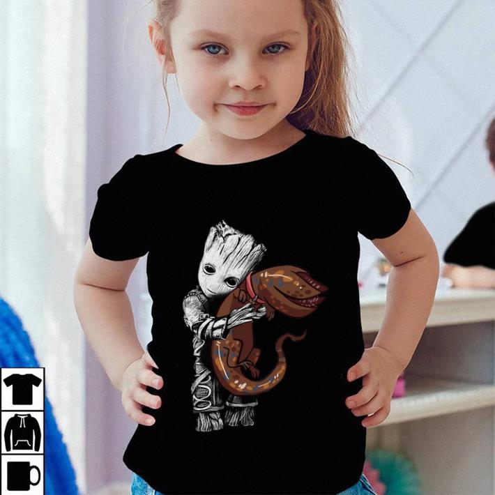 Baby Groot hug Dart Stranger Things demogorgon shirt 4 - Baby Groot hug Dart Stranger Things demogorgon shirt