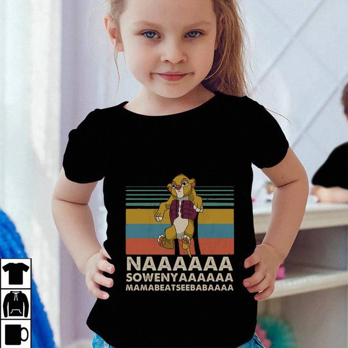 Baby simba baaa sowenya mamabeatsebabah song vintage shirt 4 - Baby simba baaa sowenya mamabeatsebabah song vintage shirt