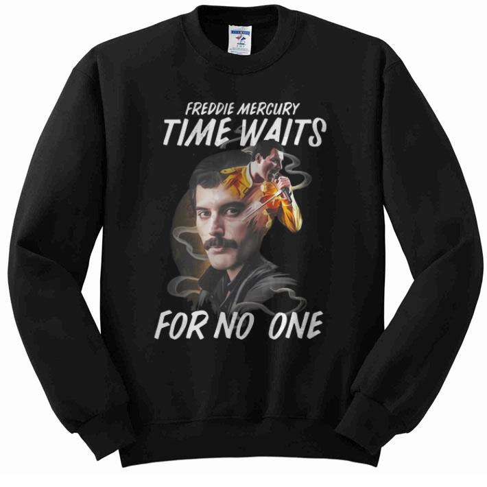 Freddie Mercury time waits for no one rock Queen shirt Freddie Mercury time waits for no one rock Queen shirt 4 - Freddie Mercury time waits for no one rock Queen shirt