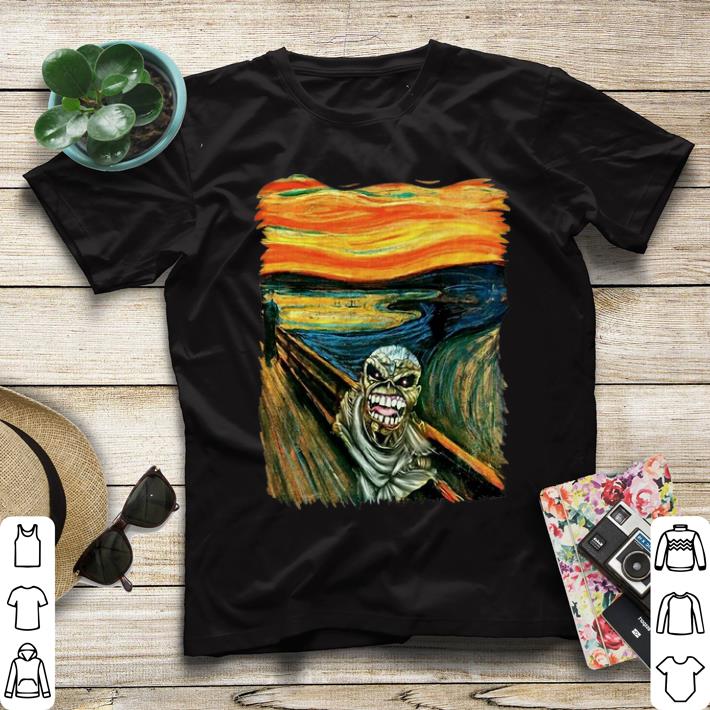 Iron Maiden Eddie meets Van Gogh shirt sweater 4 - Iron Maiden Eddie meets Van Gogh shirt sweater