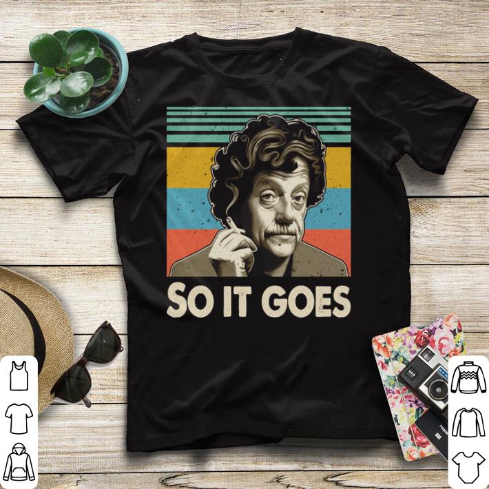 Vintage Kurt Vonnegut So it goes shirt 4 - Vintage Kurt Vonnegut So it goes shirt