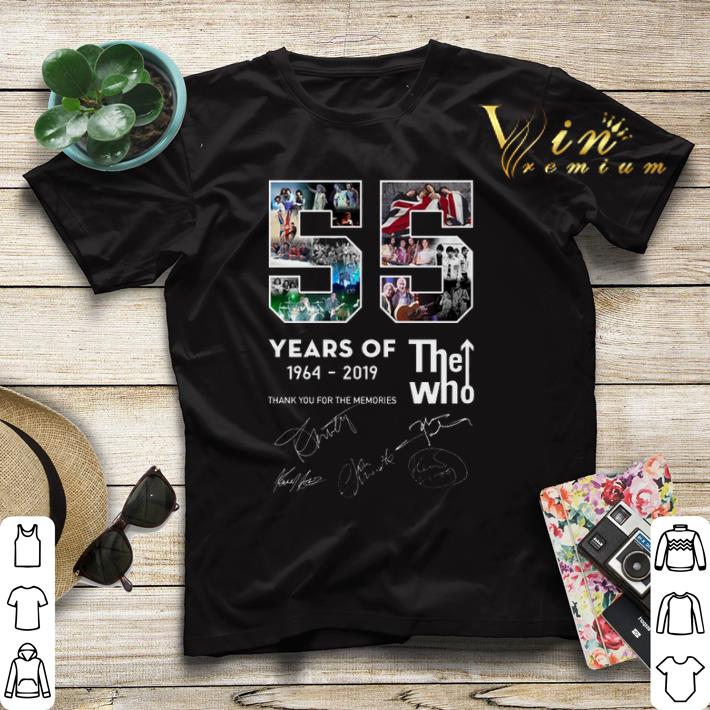 Thank you for the memories 55 years of The Who 1964-2019 shirt Thank you for the memories 55 years of The Who 1964 2019 shirt 4 - Thank you for the memories 55 years of The Who 1964-2019 shirt