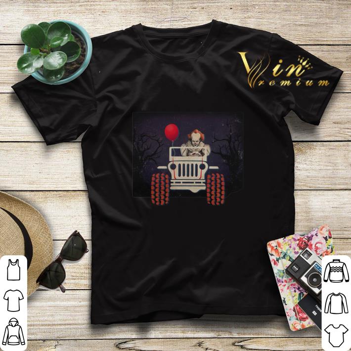 Halloween Jeep and Pennywise IT shirt Halloween Jeep and Pennywise IT shirt 4 - Halloween Jeep and Pennywise IT shirt