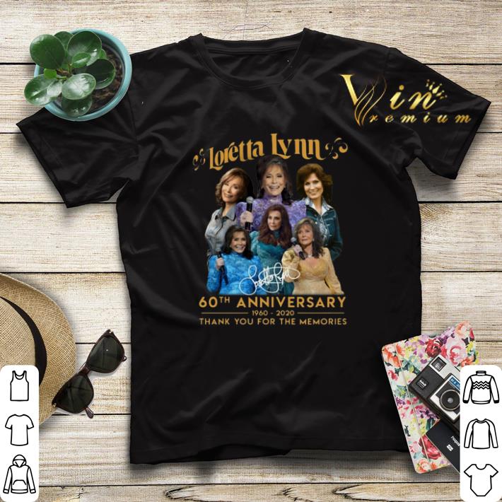 Signature Loretta Lynn 60th Anniversary 1960 2020 shirt 4 - Signature Loretta Lynn 60th Anniversary 1960-2020 shirt
