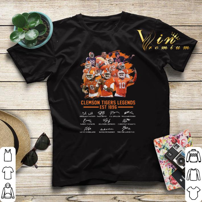 Signatures Clemson Tigers Legends Est 1896 shirt 4 - Signatures Clemson Tigers Legends Est 1896 shirt