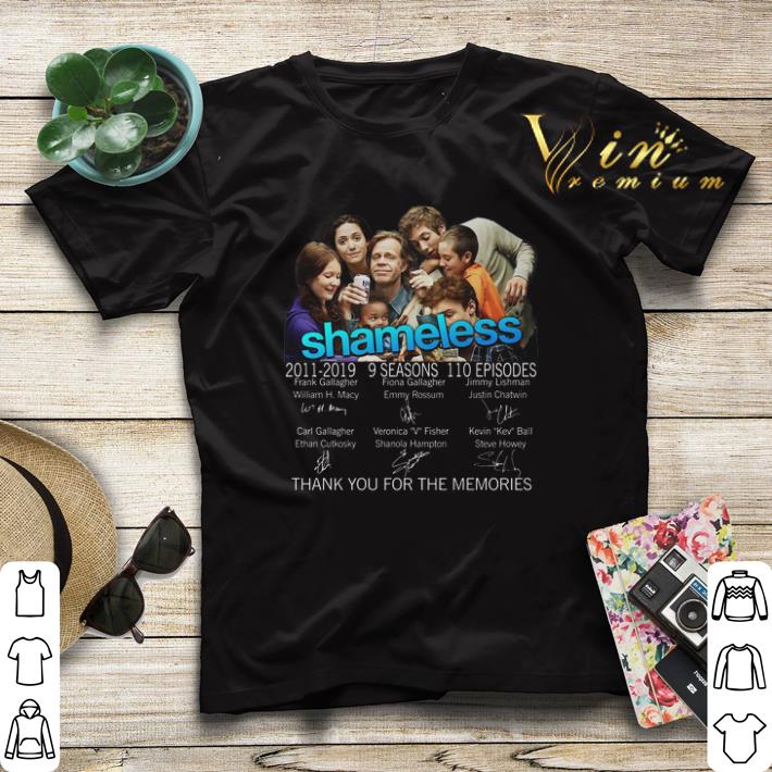 Thank you for the memories Shameless 2011 2019 signatures shirt 4 - Thank you for the memories Shameless 2011-2019 signatures shirt