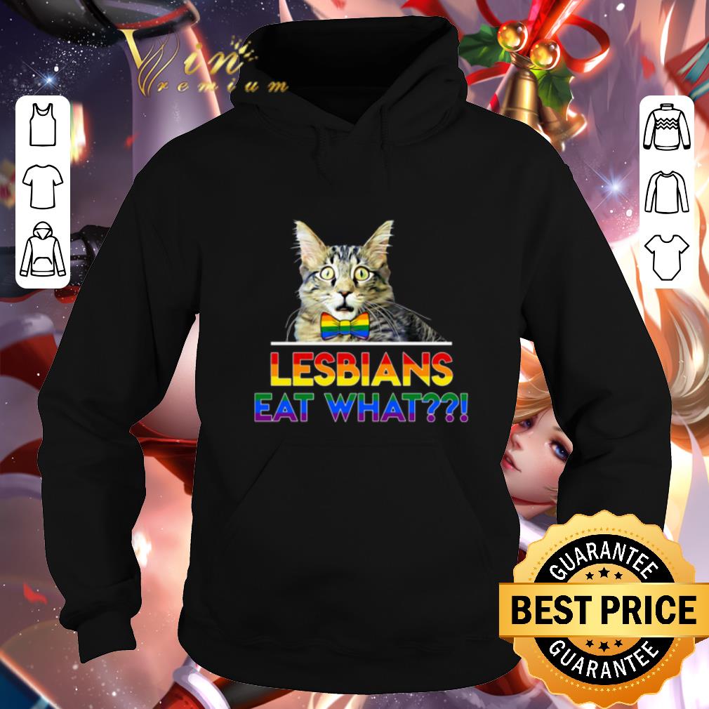 Awesome LGBT Cat Lesbians eat what shirt 4 1 - Awesome LGBT Cat Lesbians eat what shirt