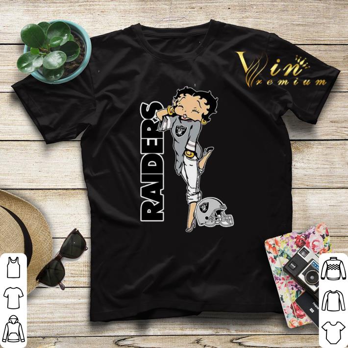 Betty Boop Oakland Raiders shirt 4 - Betty Boop Oakland Raiders shirt