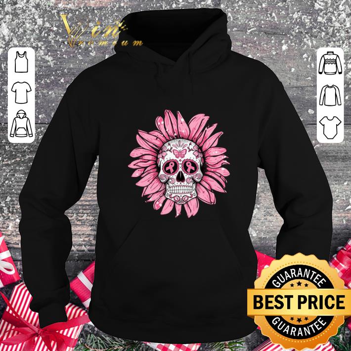 Cool Breast Cancer Awareness Sugar Skull Sunflower shirt Cool Breast Cancer Awareness Sugar Skull Sunflower shirt 4 - Cool Breast Cancer Awareness Sugar Skull Sunflower shirt
