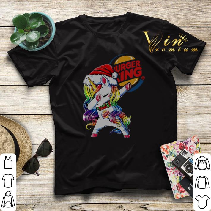 Dabbing Santa Unicorn Burger King shirt sweater Dabbing Santa Unicorn Burger King shirt sweater 4 - Dabbing Santa Unicorn Burger King shirt sweater