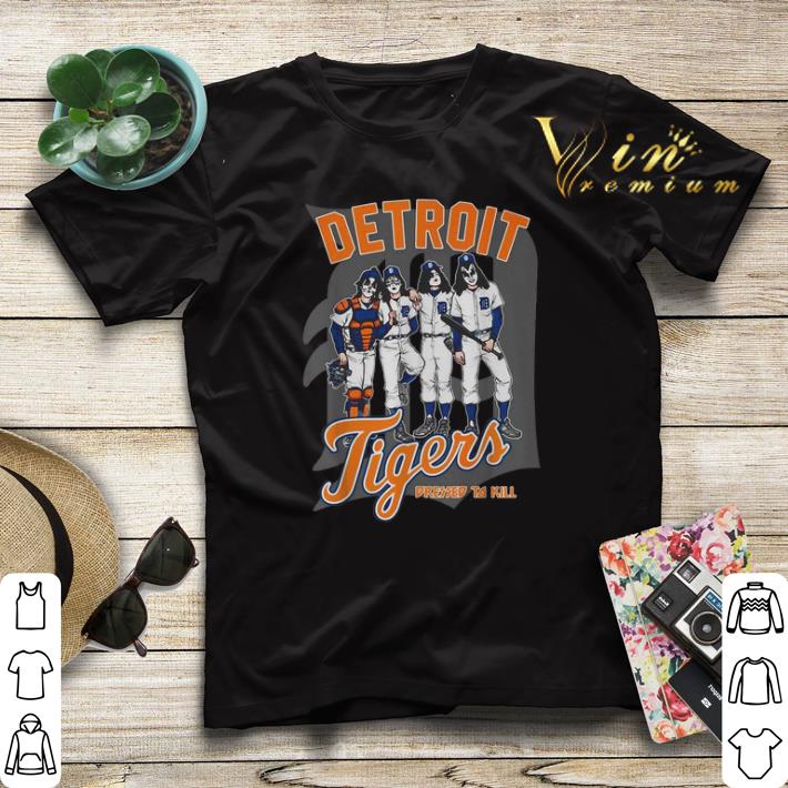 Detroit Tigers Dressed to Kill Kiss shirt sweater 4 1 - Detroit Tigers Dressed to Kill Kiss shirt sweater