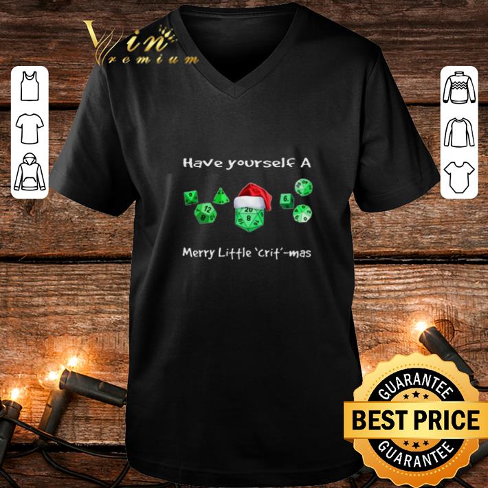 Dnd Gamer Christmas Have Yourself A Merry Little Crit Mas shirt 4 - Dnd Gamer Christmas Have Yourself A Merry Little Crit Mas shirt