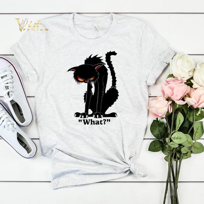 Grumpy black cat what shirt sweater Grumpy black cat what shirt sweater 4 - Grumpy black cat what shirt sweater