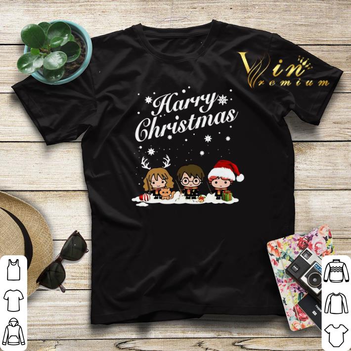 Harry Potter characters chibi Harry Christmas shirt 4 - Harry Potter characters chibi Harry Christmas shirt