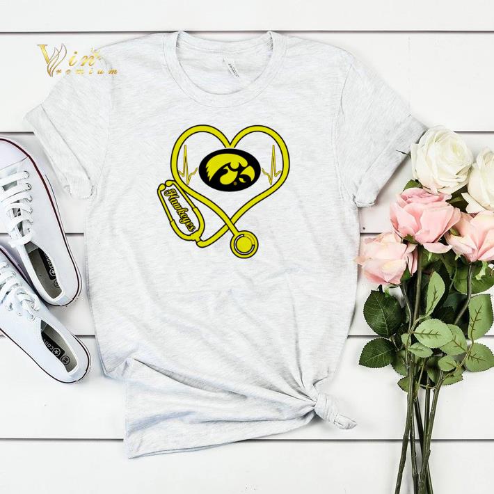 Heartbeat love Lowa Hawkeyes nurse shirt sweater 4 - Heartbeat love Lowa Hawkeyes nurse shirt sweater