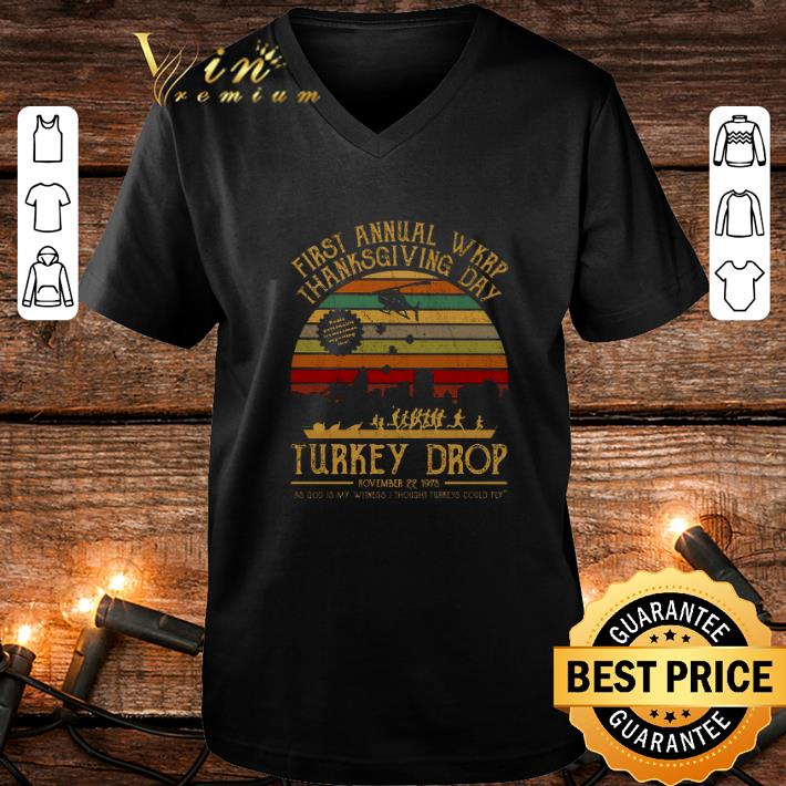 Hot First annual wkrp thanksgiving day Turkey drop vintage shirt Hot First annual wkrp thanksgiving day Turkey drop vintage shirt 4 - Hot First annual wkrp thanksgiving day Turkey drop vintage shirt