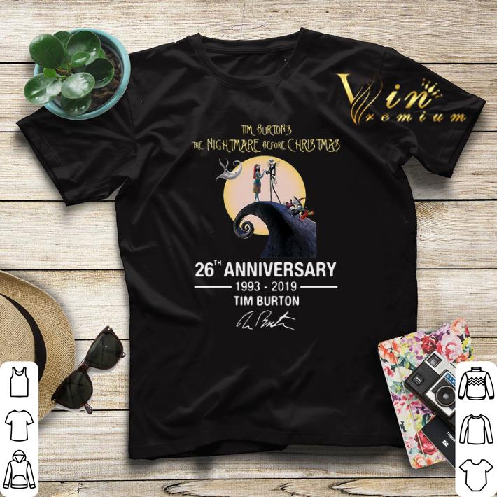 Official Anniversary Tim Burton s The Nightmare Before Christmas 26th shirt 4 - Official Anniversary Tim Burton's The Nightmare Before Christmas 26th shirt