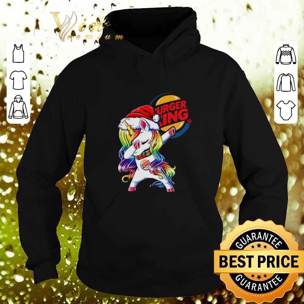 Original Dabbing Santa Unicorn Burger King shirt Original Dabbing Santa Unicorn Burger King shirt 4 - Original Dabbing Santa Unicorn Burger King shirt