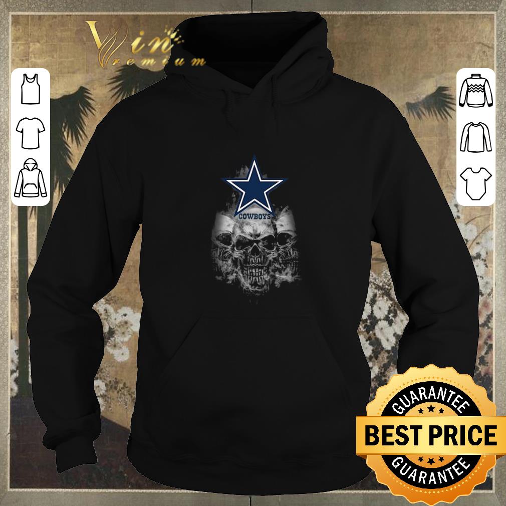 Premium Dallas Cowboys Dark skulls shirt sweater 4 - Premium Dallas Cowboys Dark skulls shirt sweater