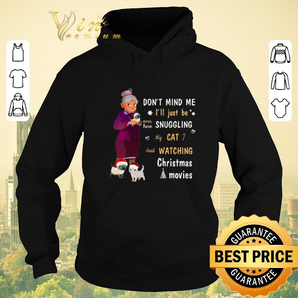 Premium Don t mind me I ll just be over here snuggling my cat shirt sweater 4 - Premium Don't mind me I'll just be over here snuggling my cat shirt sweater