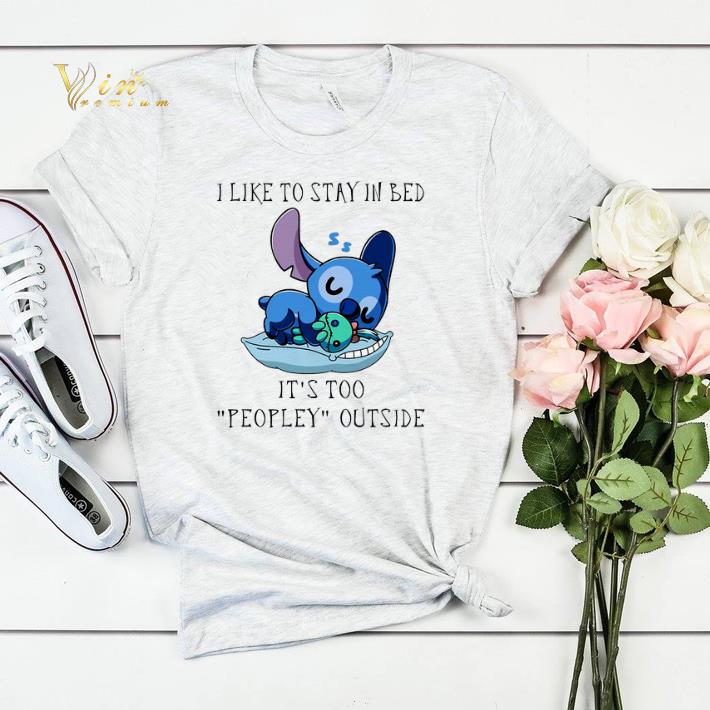 Stitch I like to stay in bed it's too peopley outside shirt sweater Stitch I like to stay in bed it s too peopley outside shirt sweater 4 - Stitch I like to stay in bed it's too peopley outside shirt sweater