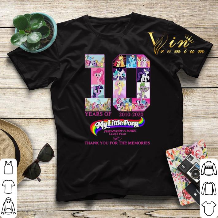 Thank you for the memories 10 Years of My Little Pony 2010-2020 shirt Thank you for the memories 10 Years of My Little Pony 2010 2020 shirt 4 - Thank you for the memories 10 Years of My Little Pony 2010-2020 shirt