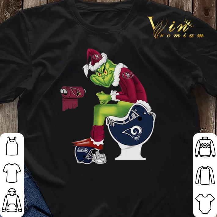 49ers Grinch Santa Cardinals LA Rams Toilet Seattle Seahawks shirt sweater 3 - 49ers Grinch Santa Cardinals LA Rams Toilet Seattle Seahawks shirt sweater