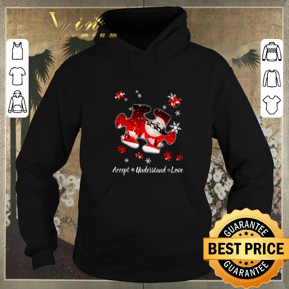 Awesome Autism Puzzle Accept understand Love Christmas shirt sweater 4 - Awesome Autism Puzzle Accept understand Love Christmas shirt sweater