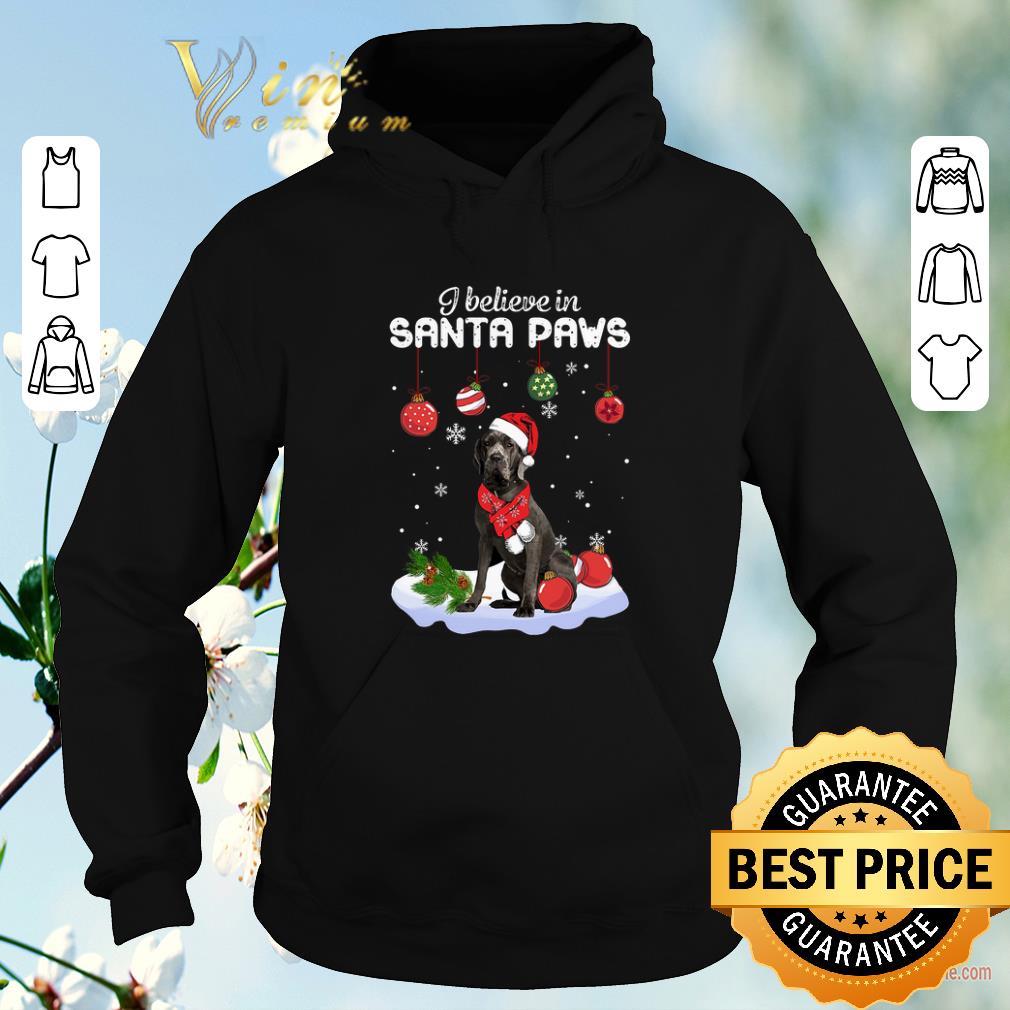 Awesome Christmas Neapolitan Mastiff i believe in Santa paws shirt 4 - Awesome Christmas Neapolitan Mastiff i believe in Santa paws shirt