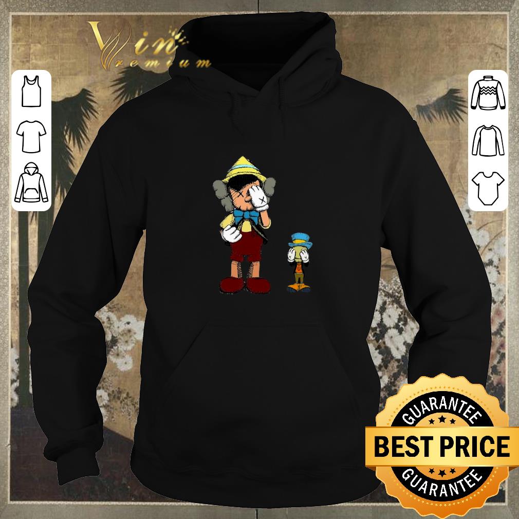 Awesome Kaws mashup Pinocchio and Jiminy Cricket shirt sweater 4 - Awesome Kaws mashup Pinocchio and Jiminy Cricket shirt sweater