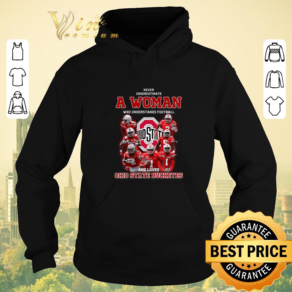 Awesome Never underestimate a woman who understands Ohio State Buckeyes shirt sweater Awesome Never underestimate a woman who understands Ohio State Buckeyes shirt sweater 4 - Awesome Never underestimate a woman who understands Ohio State Buckeyes shirt sweater