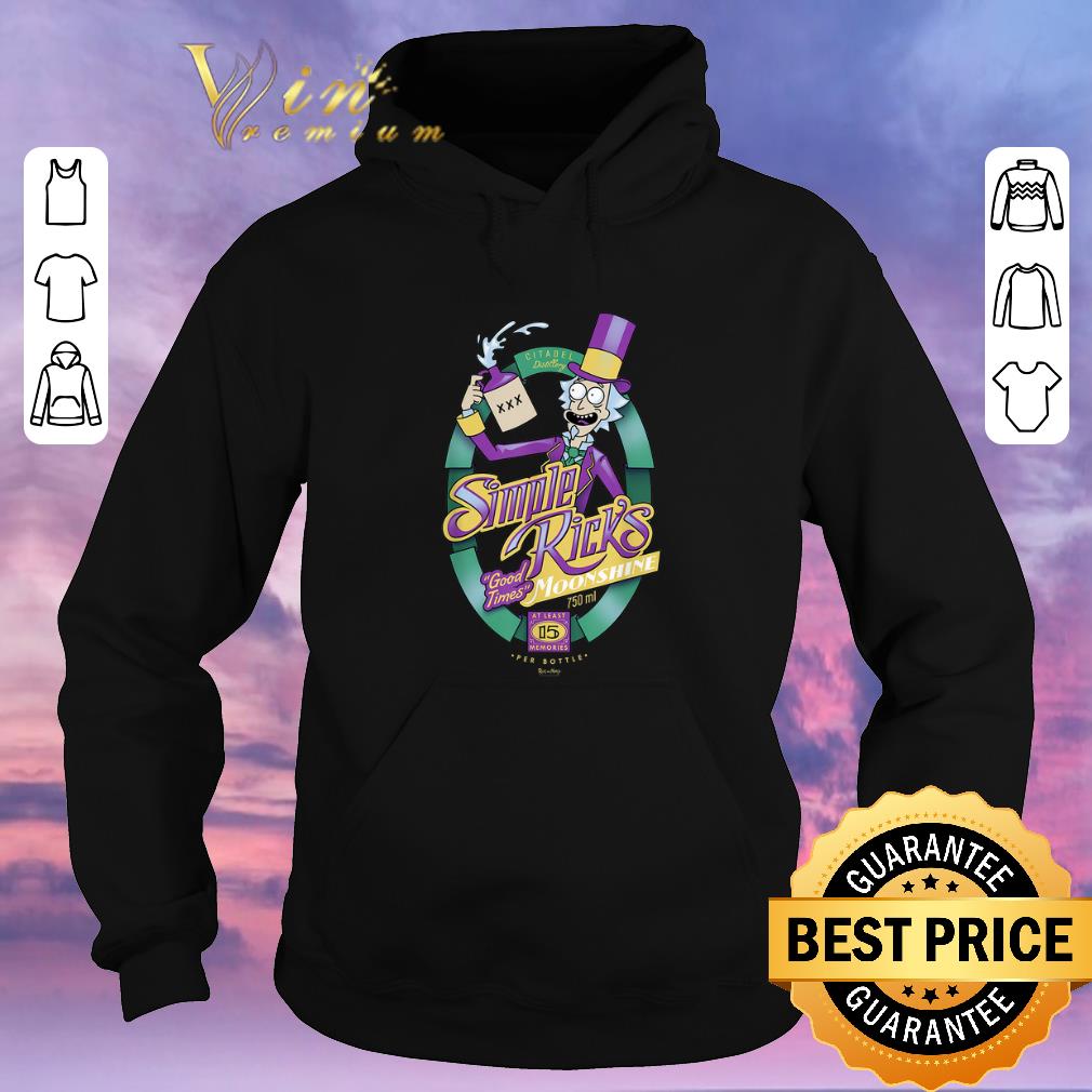 Awesome Simple Rick s Good Times Moonshine Rick and Morty shirt sweater 4 - Awesome Simple Rick's Good Times Moonshine Rick and Morty shirt sweater