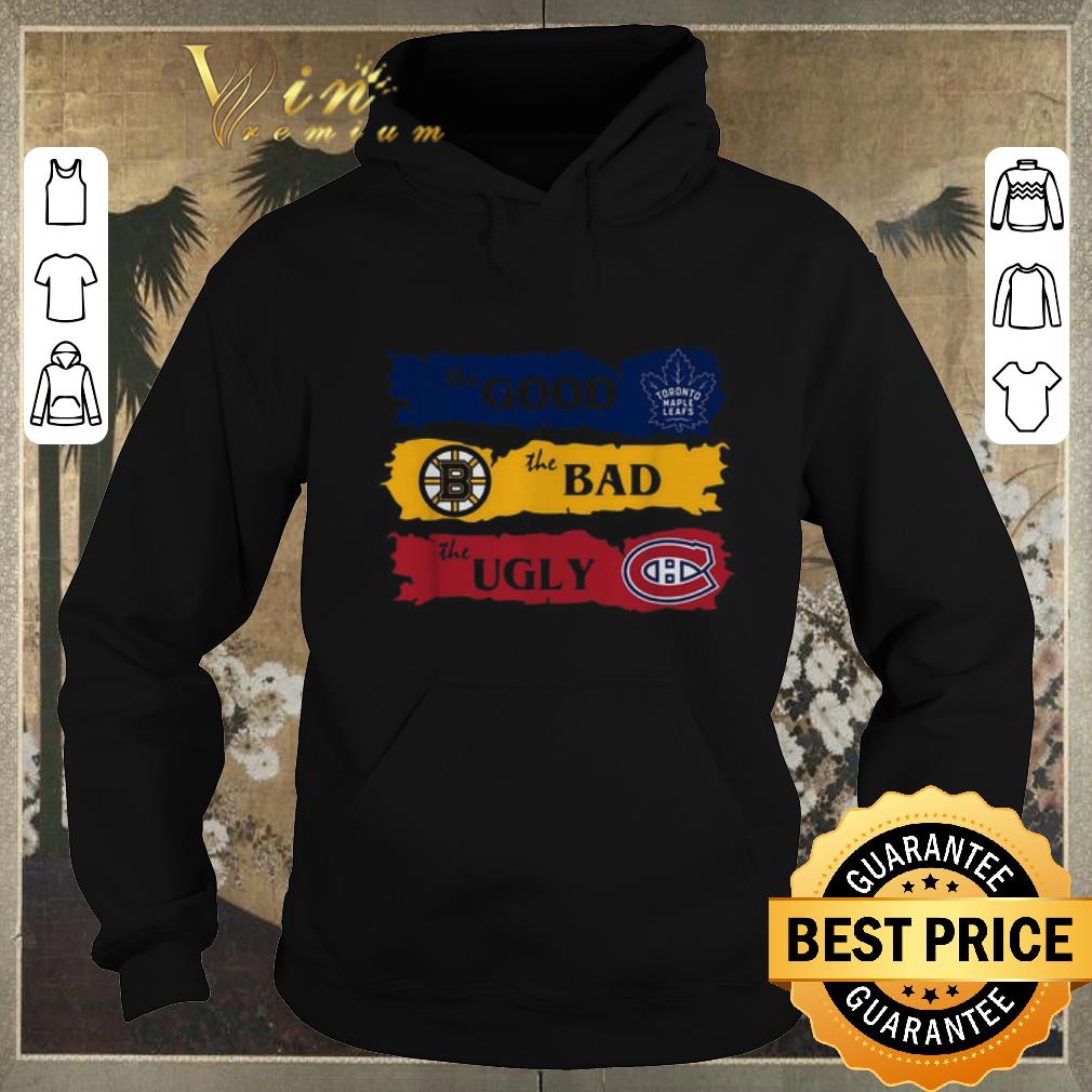 Awesome Toronto Maple Leafs the good Boston Bruins the bad Montreal Canadiens the ugly shirt sweater Awesome Toronto Maple Leafs the good Boston Bruins the bad Montreal Canadiens the ugly shirt sweater 4 - Awesome Toronto Maple Leafs the good Boston Bruins the bad Montreal Canadiens the ugly shirt sweater