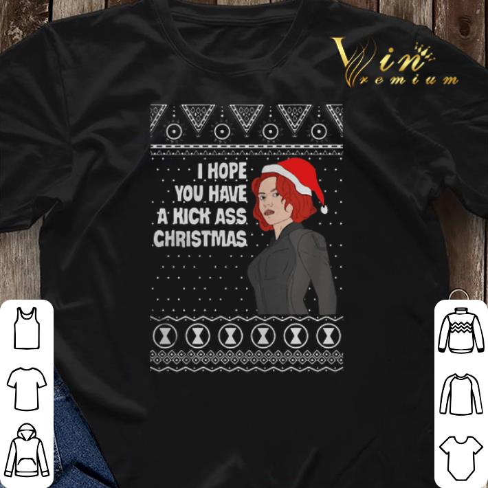 Black Widow I Hope You Have A Kick Ass Christmas shirt sweater 3 - Black Widow I Hope You Have A Kick Ass Christmas shirt sweater