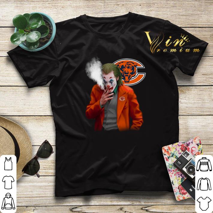 Chicago Bears Joker 2019 smoking shirt sweater 4 - Chicago Bears Joker 2019 smoking shirt sweater