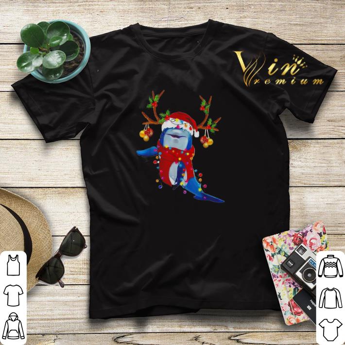 Christmas Dolphin Santa reindeer shirt 4 - Christmas Dolphin Santa reindeer shirt